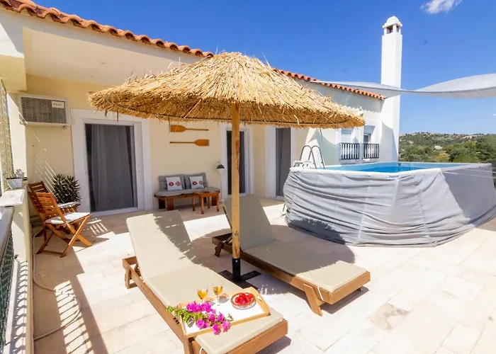 House With Amazing Ocean View And Patio - Pool * Porto Cheli