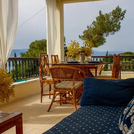 House With Amazing Ocean View And Patio - Pool Porto Heli