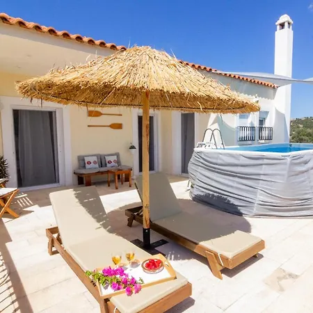 House With Amazing Ocean View And Patio - Pool * Porto Heli
