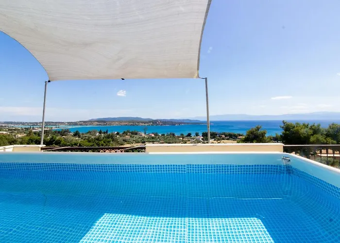 House With Amazing Ocean View And Patio - Pool 펜션 *